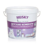 Краска HUSKY   (0,9л) для детских комнат моющаяся базаС
