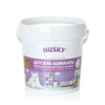 Краска HUSKY   (0,9л) для детских комнат моющаяся базаС