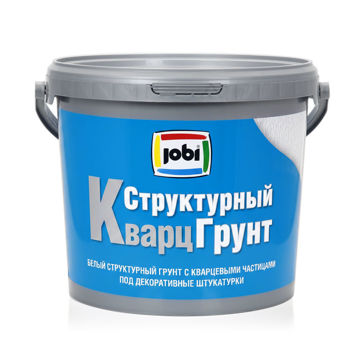 JOBI ВД краска U9 Putz-EffektFarbe Белый [10 л]  c кварц.матовая