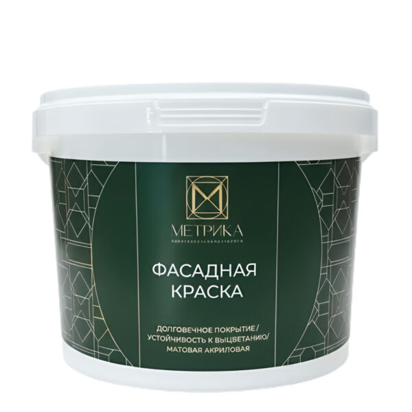 МЕТРИКА ВД краска фасадная (10 л/14кг) база А