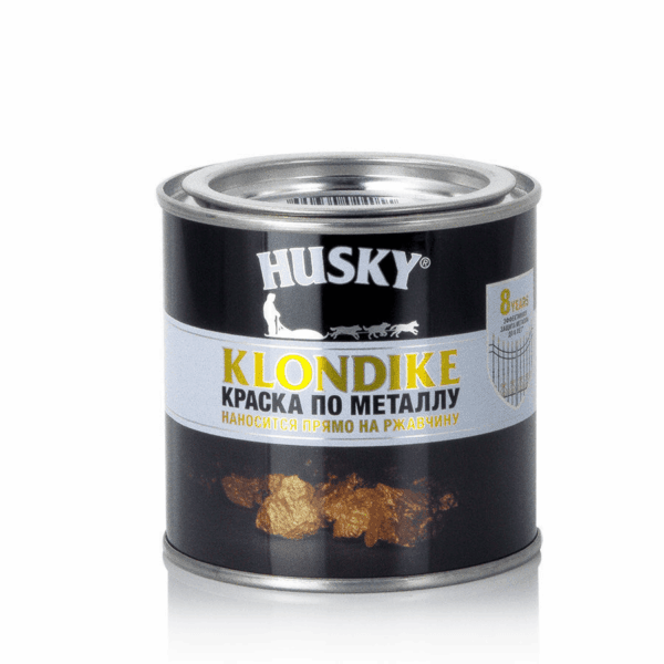 Эмаль KLONDIKE по металлу RAL 9003 Белый [0,25л] глянцевая