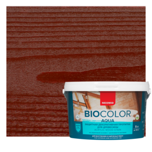 НЕОМИД Пропитка BioColor AQUA Белый [2,3л] антиспетик колерованный