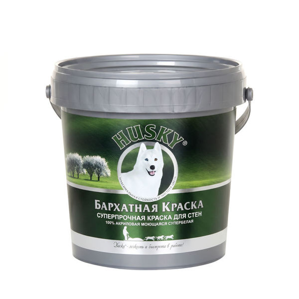 Краска HUSKY бархатисто-матовая Velvet Interior Paint (10л)