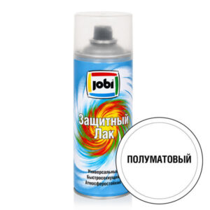 JOBI Лак Аэрозоль   Бесцветный [520мл) акриловый матовый