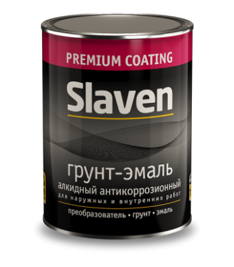 SLAVEN Эмаль по ржавчине  Белая (0,5кг)
