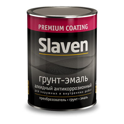 SLAVEN Эмаль по ржавчине  Белая (0,5кг)